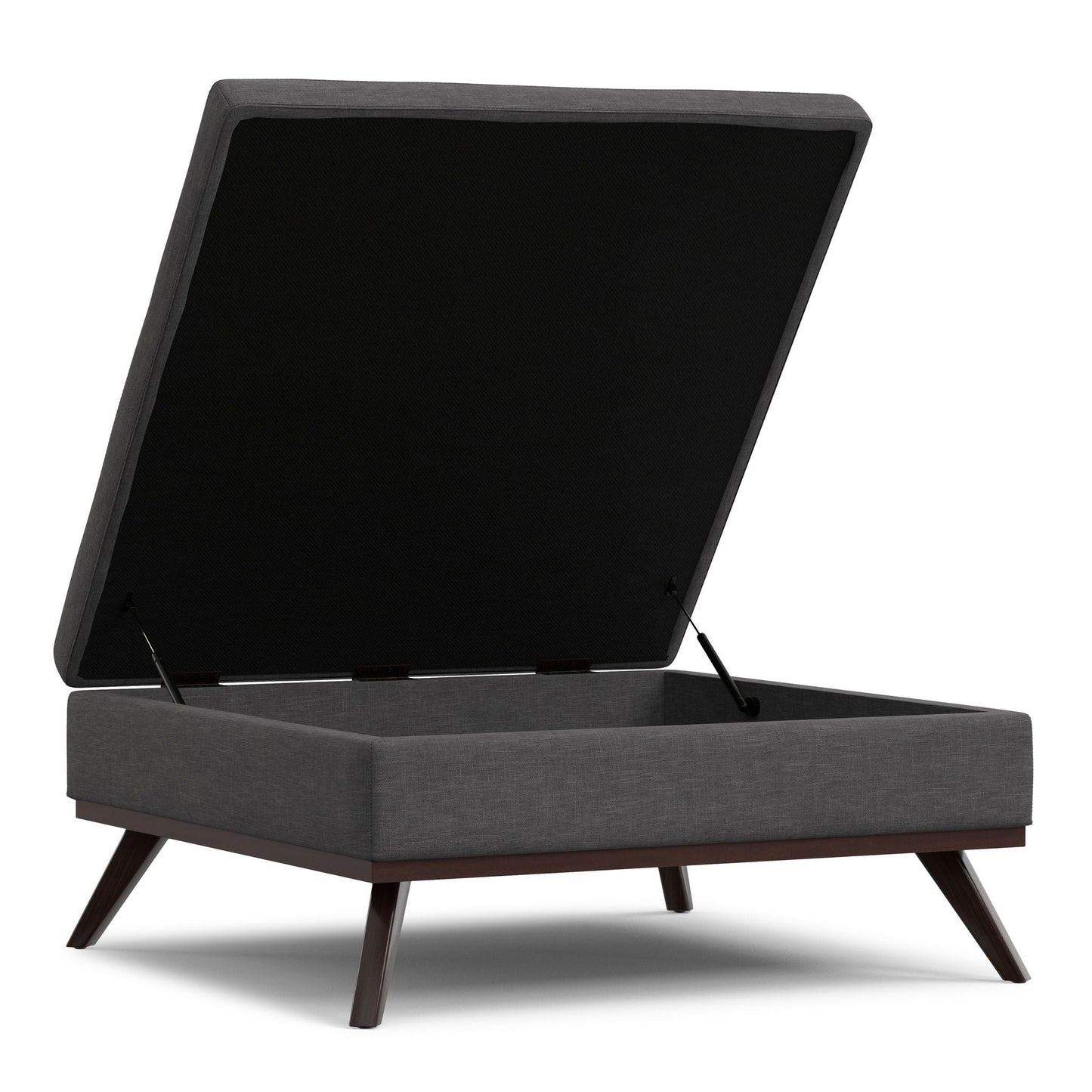 Owen - Multifunctional Square Coffee Table Storage Ottoman Simpli-Home
