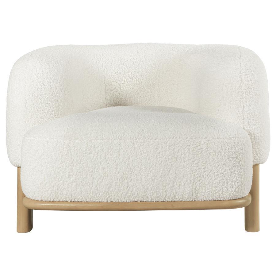 Lawler - Upholstered Barrel Back Accent Chair CoasterEveryday