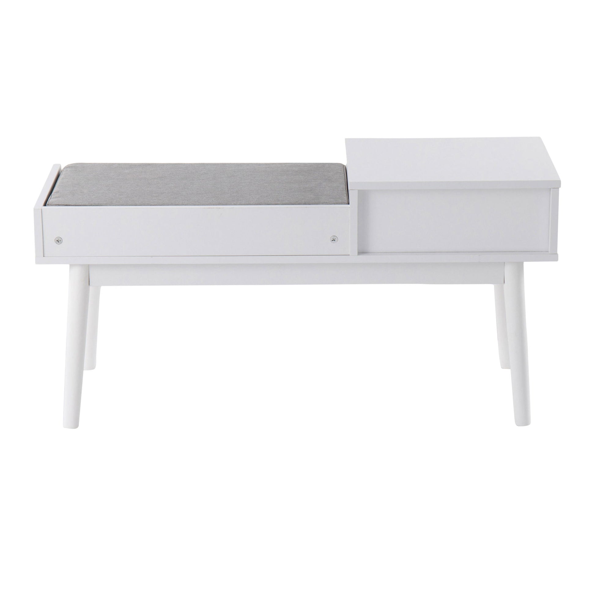 Telephone Contemporary Bench With Pull Out Drawer Lumi Source