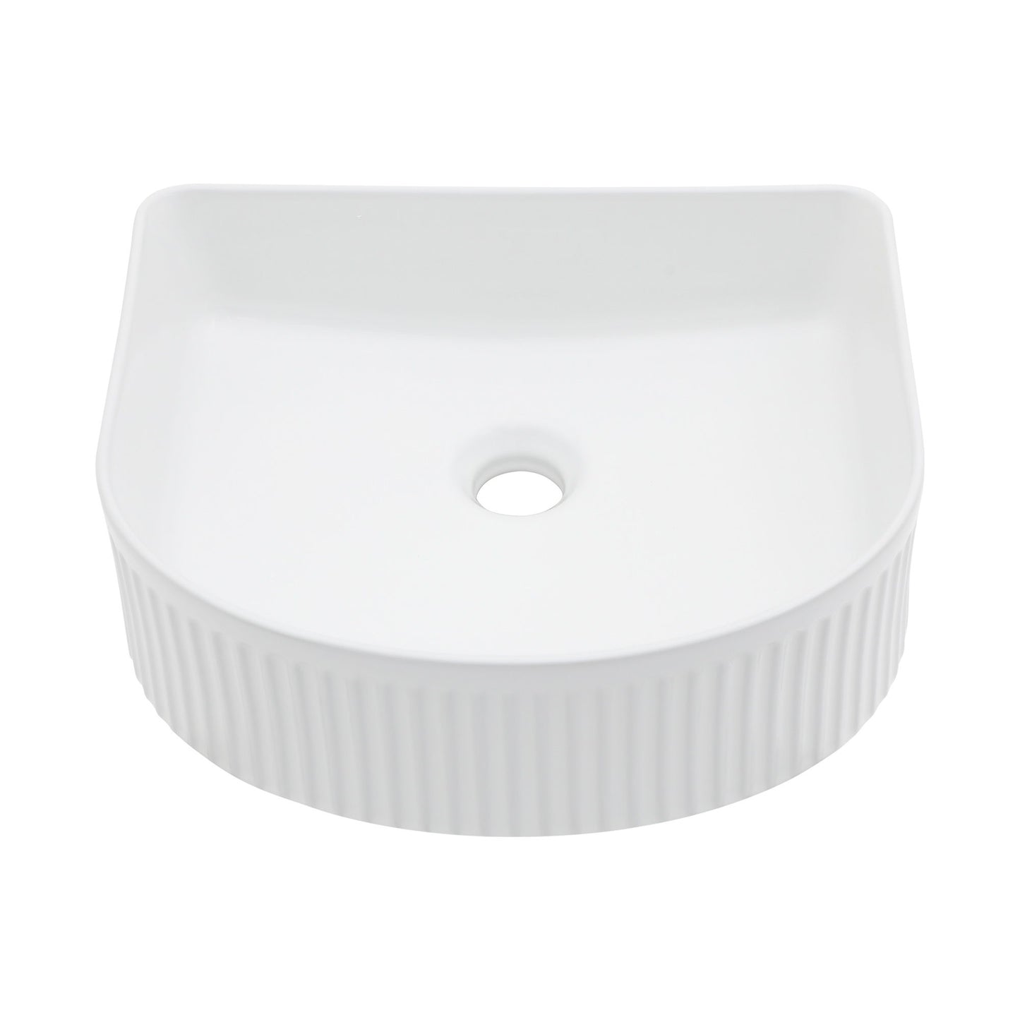Vessel Bathroom Sink With Design - White Daily Nest