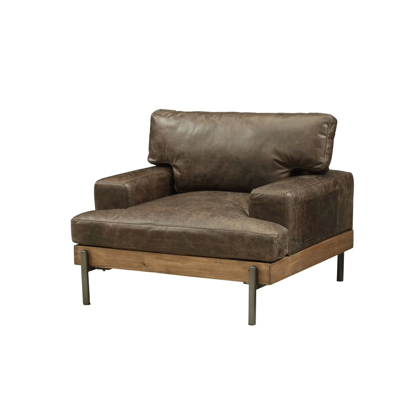 Silchester - Chair - Chocolate / Oak Home Essentials