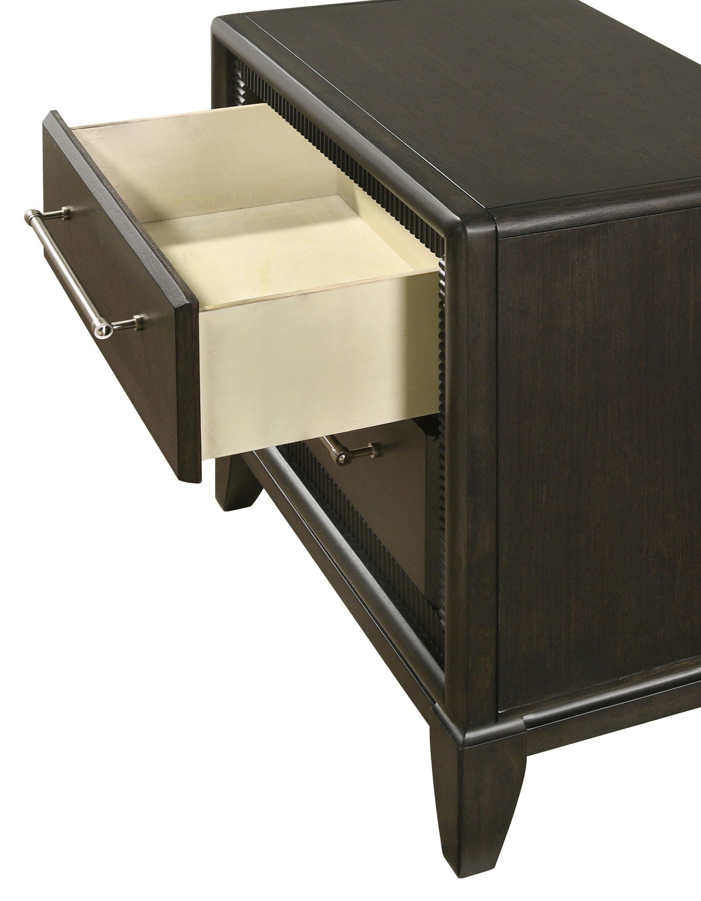 Saratoga - Nightstand - Black Crown Mark