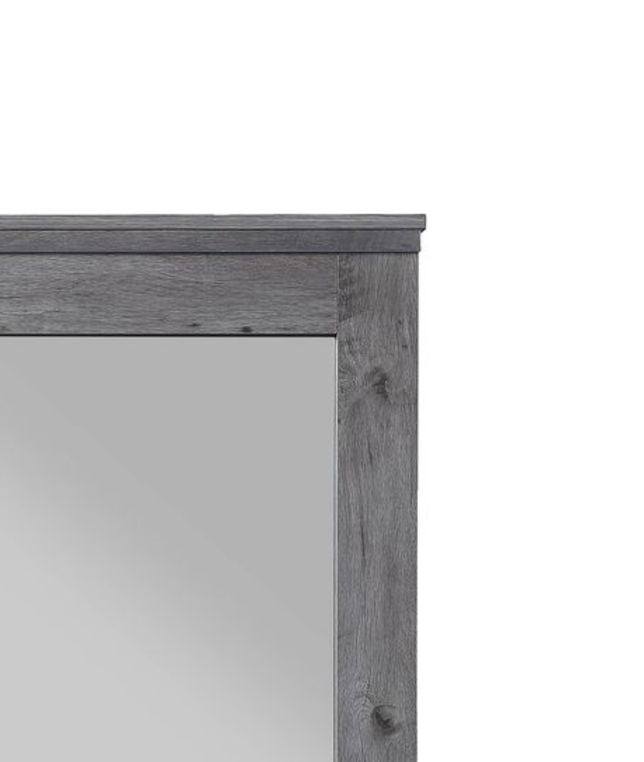 Vidalia - Rustic Mirror - Gray / Oak Acme