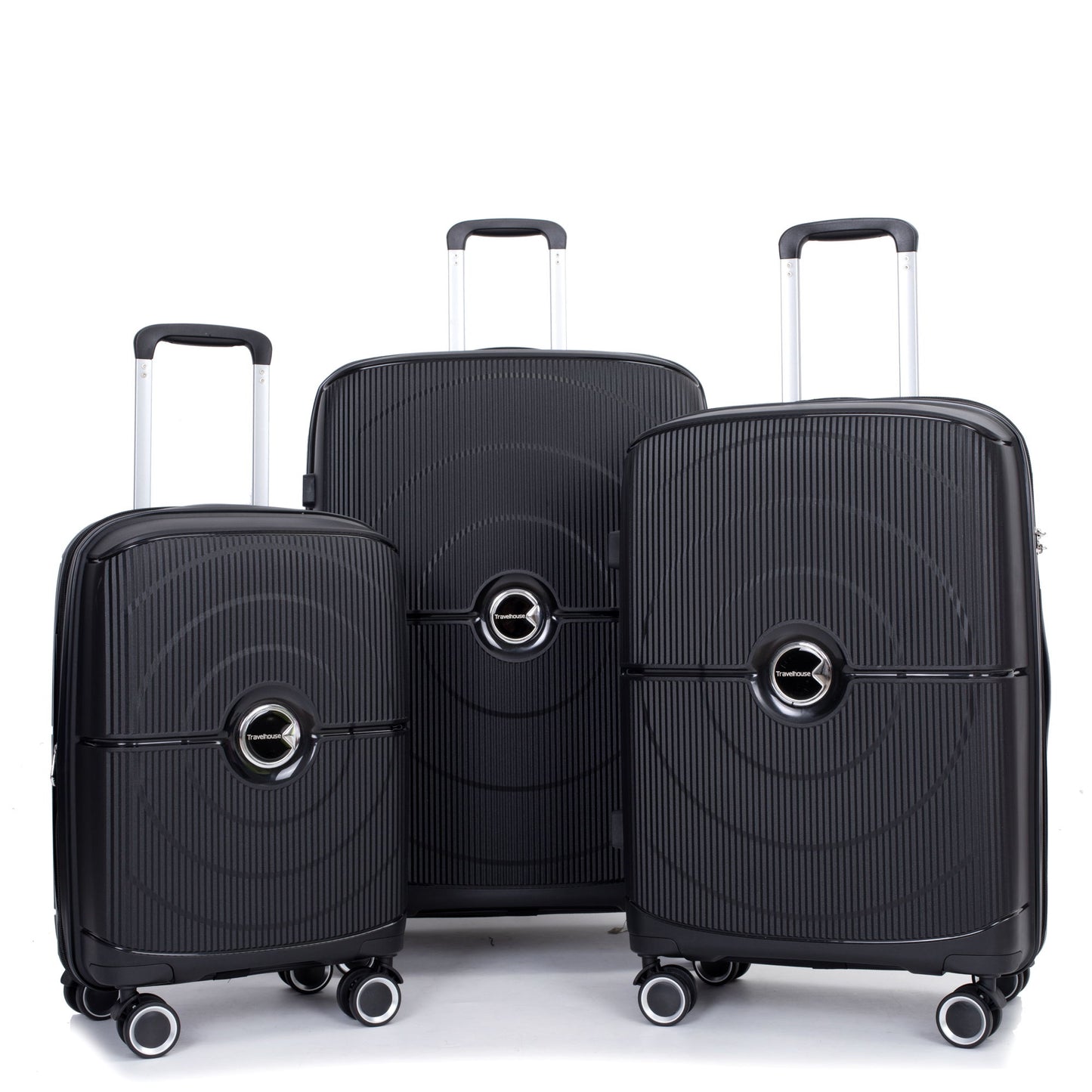 Expandable Hardshell Suitcase Double Spinner Wheels Luggage Sets Daily Nest