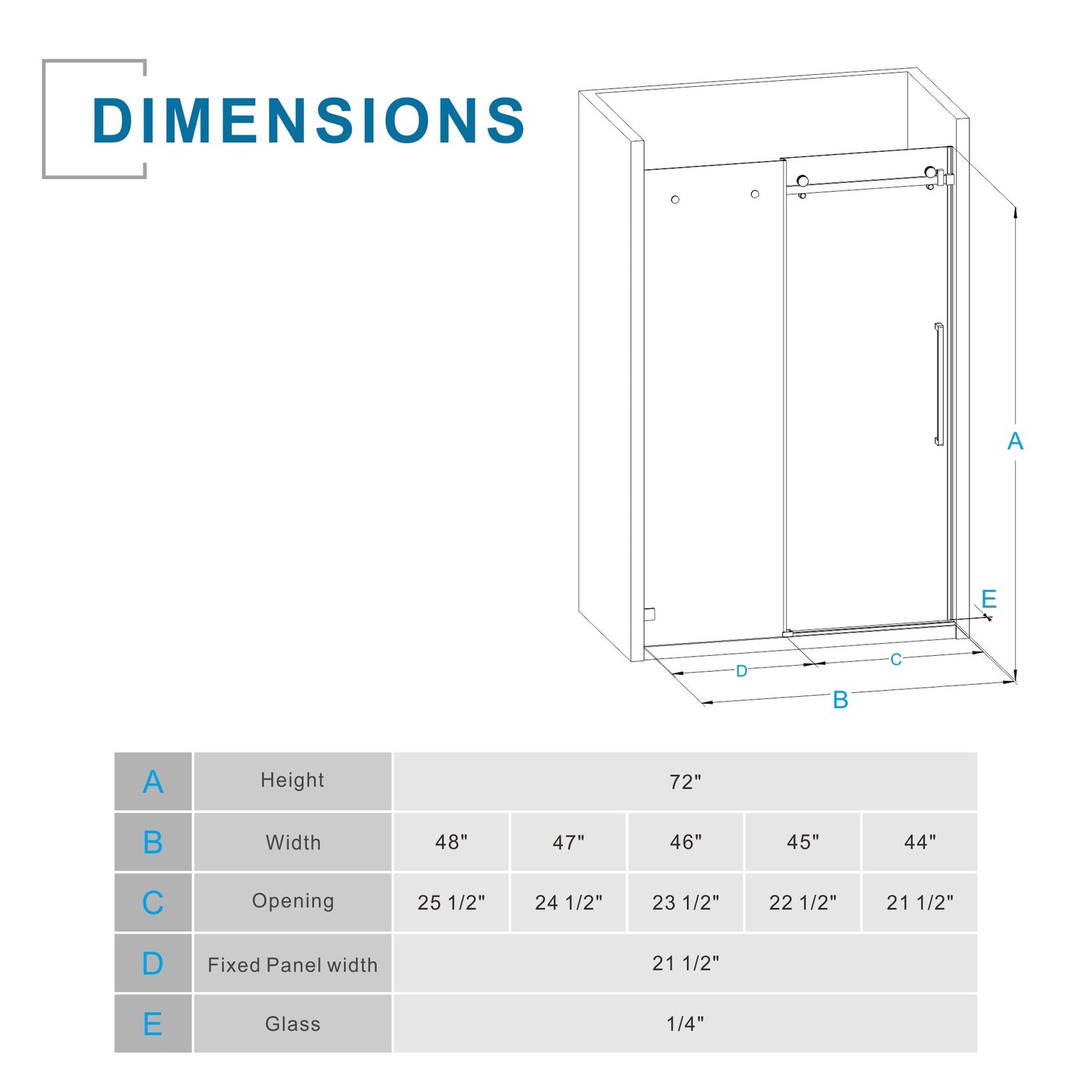 Frameless Tub Sliding Shower Door With Easy Clean Coating Daily Nest