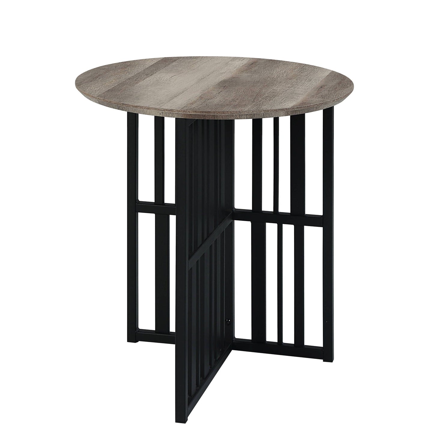 Zudora - End Table - Black / Oak Acme