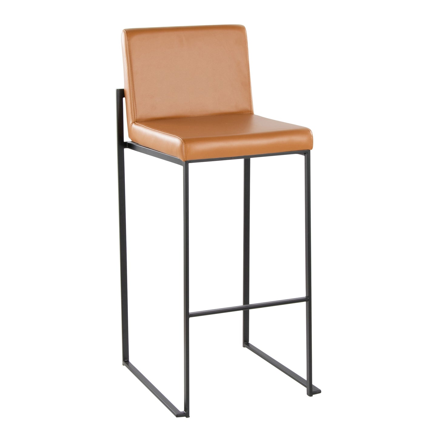 Fuji - Contemporary High Back Barstool Elegant Design Lumi Source