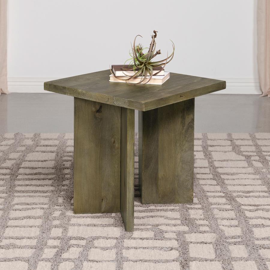 Andando - Square Solid Wood End Table - Mango Brown Coaster Fine Furniture