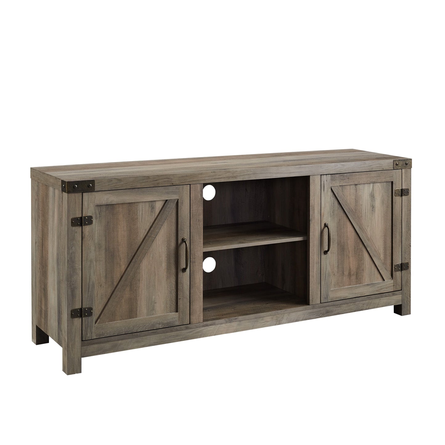 Farmhouse Barn Door TV Stand For TVs Up To 65" Walker Edison