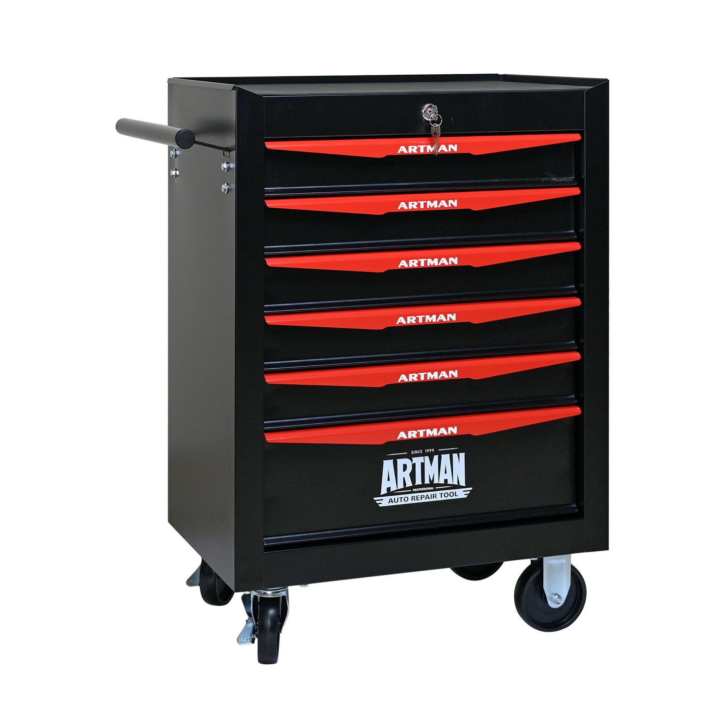 Rolling Metal Tool Chest With Drawers, Steel Storage Cabinet With Ball Bearing Slides Daily Nest
