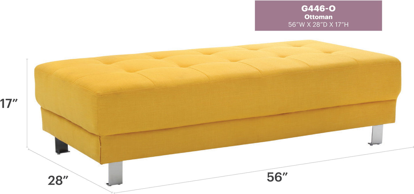 Contemporary Ottoman For Living Rooms Glory Furniture
