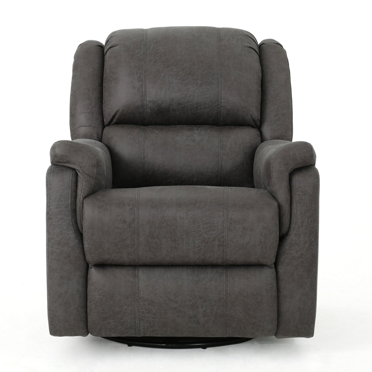Contemporary Glider Recliner With Swivel Function Noble House