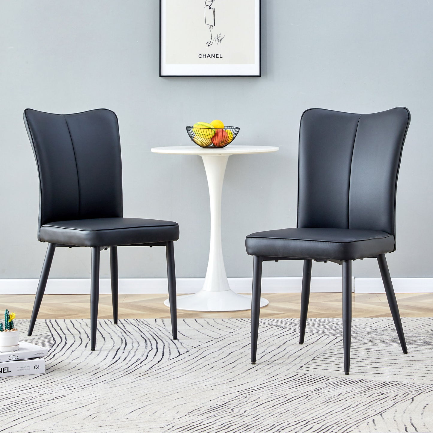 Modern Minimalist Dining Chairs (Set of 2) Home Essentials
