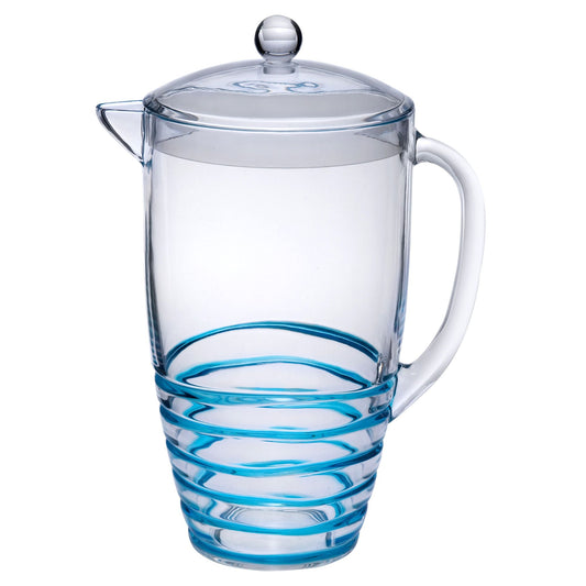 Swirl Unbreakable Plastic Water Pitcher With Lid And Spout Daily Nest