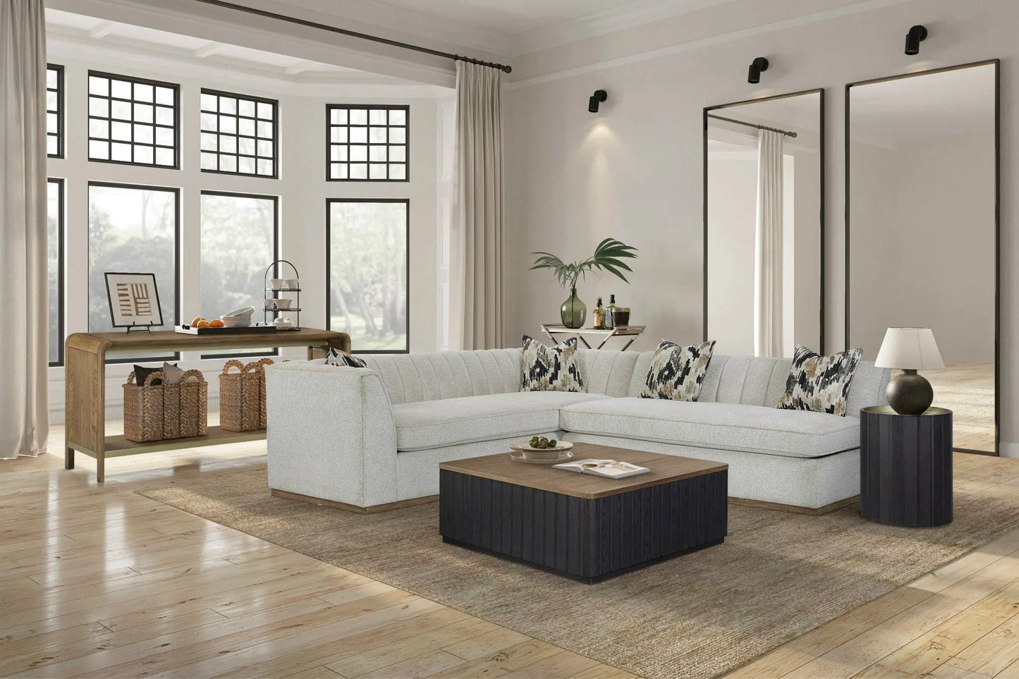 Channel - Sofa - Off White Bernards Furniture