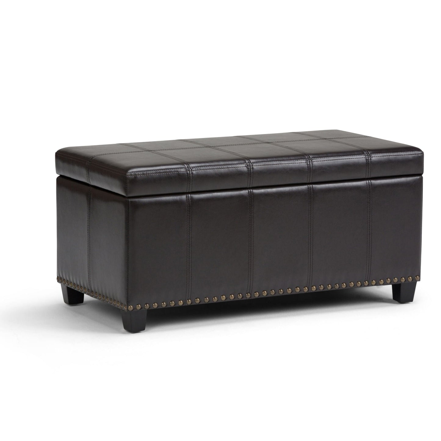 Amelia - Transitional Storage Ottoman Bench Simpli-Home