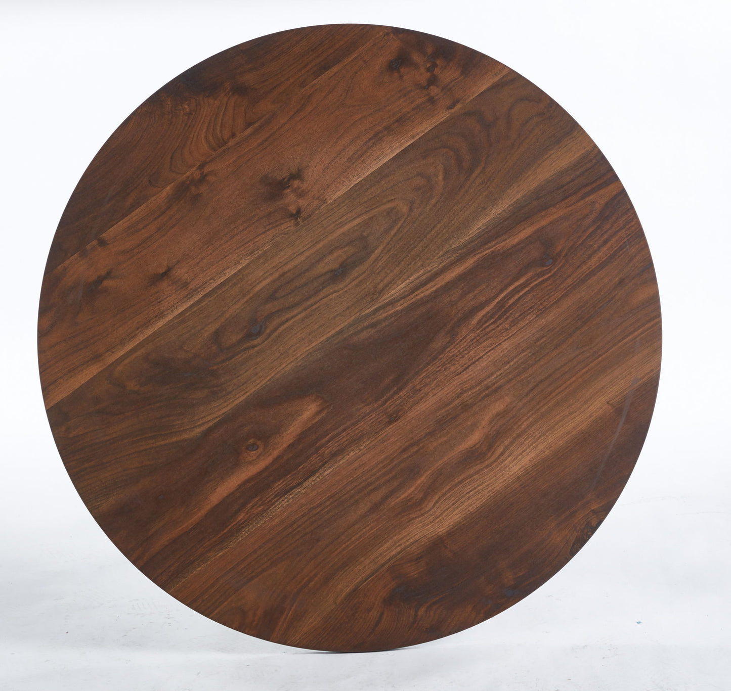 Mid-Century Dining Table For 4 - 6 People With Round MDF Table Top, Pedestal Dining Table, End Table Leisure Coffee Table, Cross Leg Home Essentials