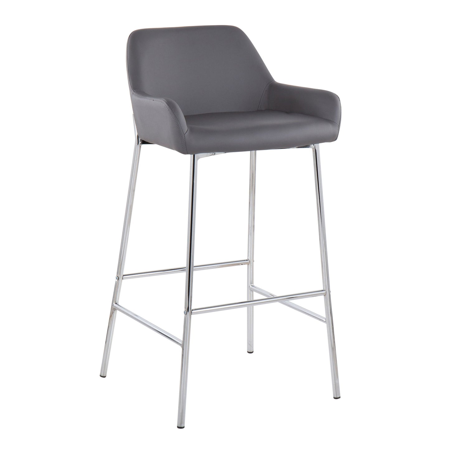 Daniella - Contemporary Fixed Height Barstool (Set of 2) Lumi Source