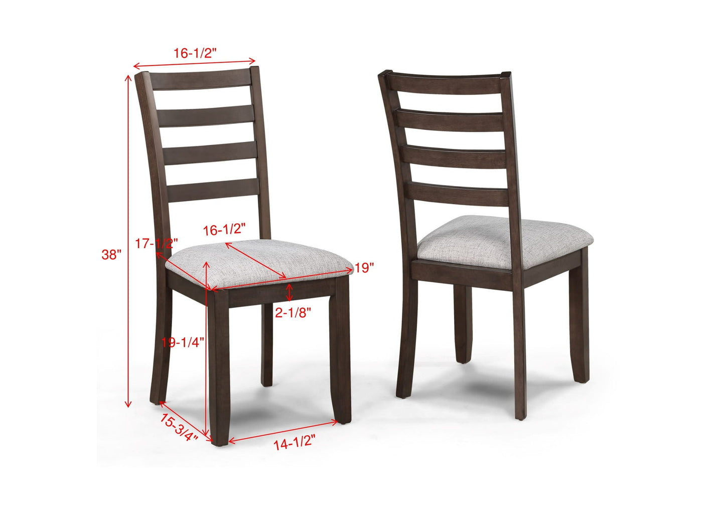 Wagner - Side Chair (Set of 2) - Brown Crown Mark