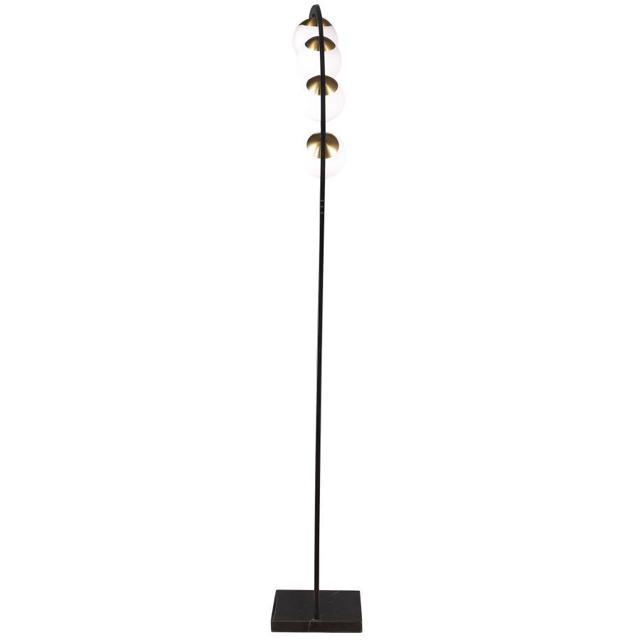 Cody - Spherical 5-Light Arc Metal Floor Lamp - Black Coaster Fine Furniture