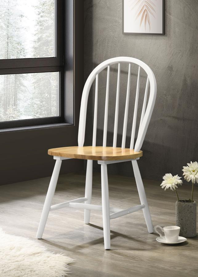 Cinder - Wood Dining Side Chair (Set of 4) - White CoasterEveryday