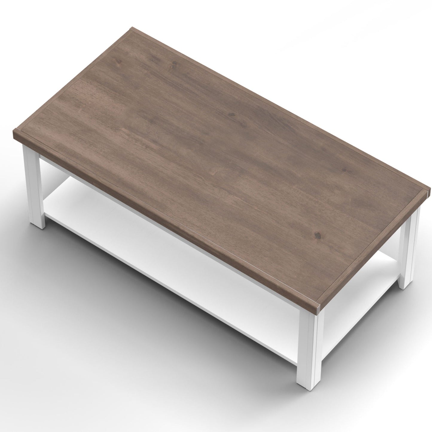 Hampton - Hampton - Coffee Table - Jasmine Whitewash / Barnwood Legends
