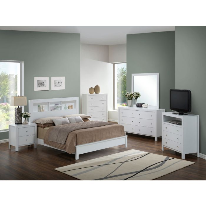 Bed With Transitional Design Stylish Glory Furniture