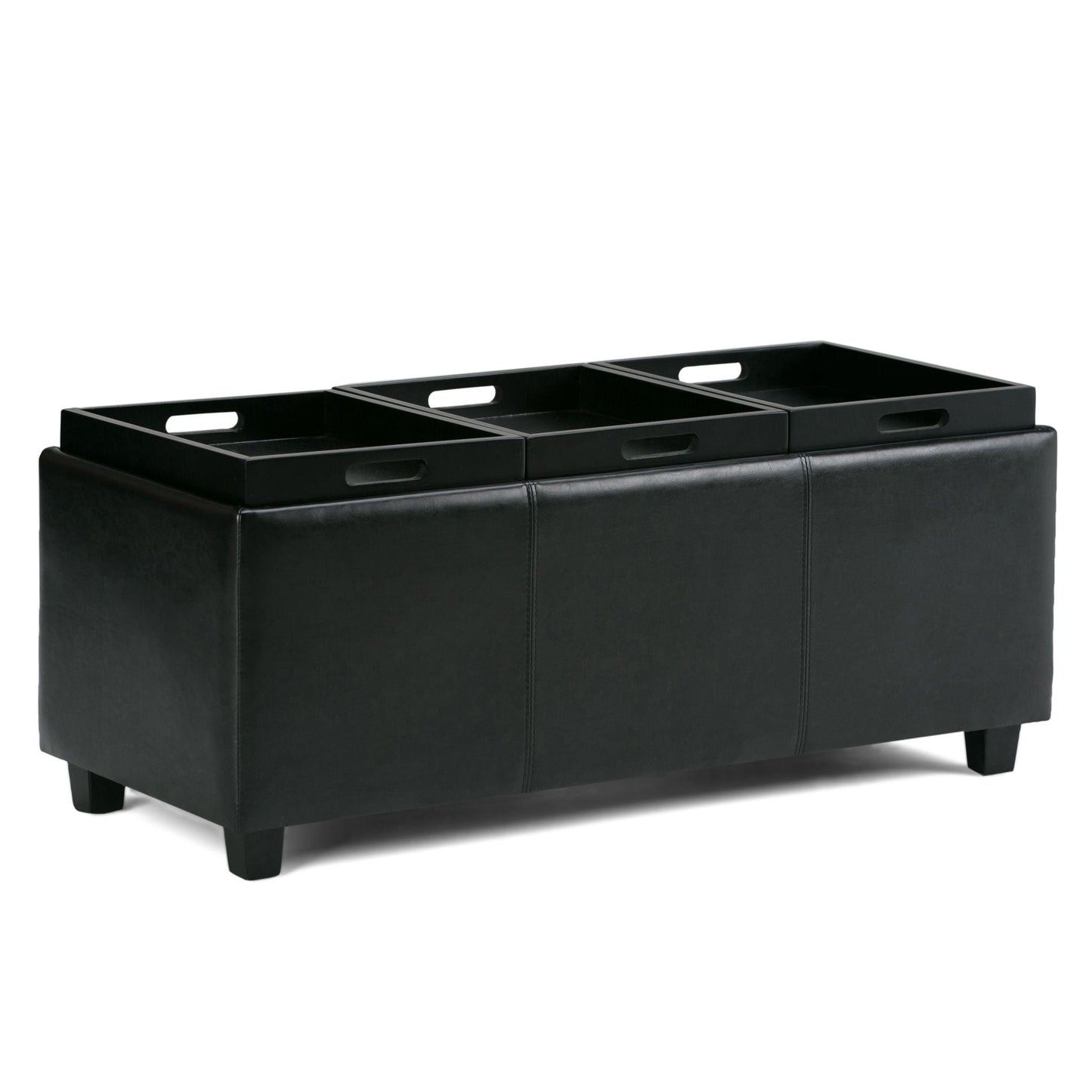 Avalon - Upholstered Storage Ottoman Simpli-Home