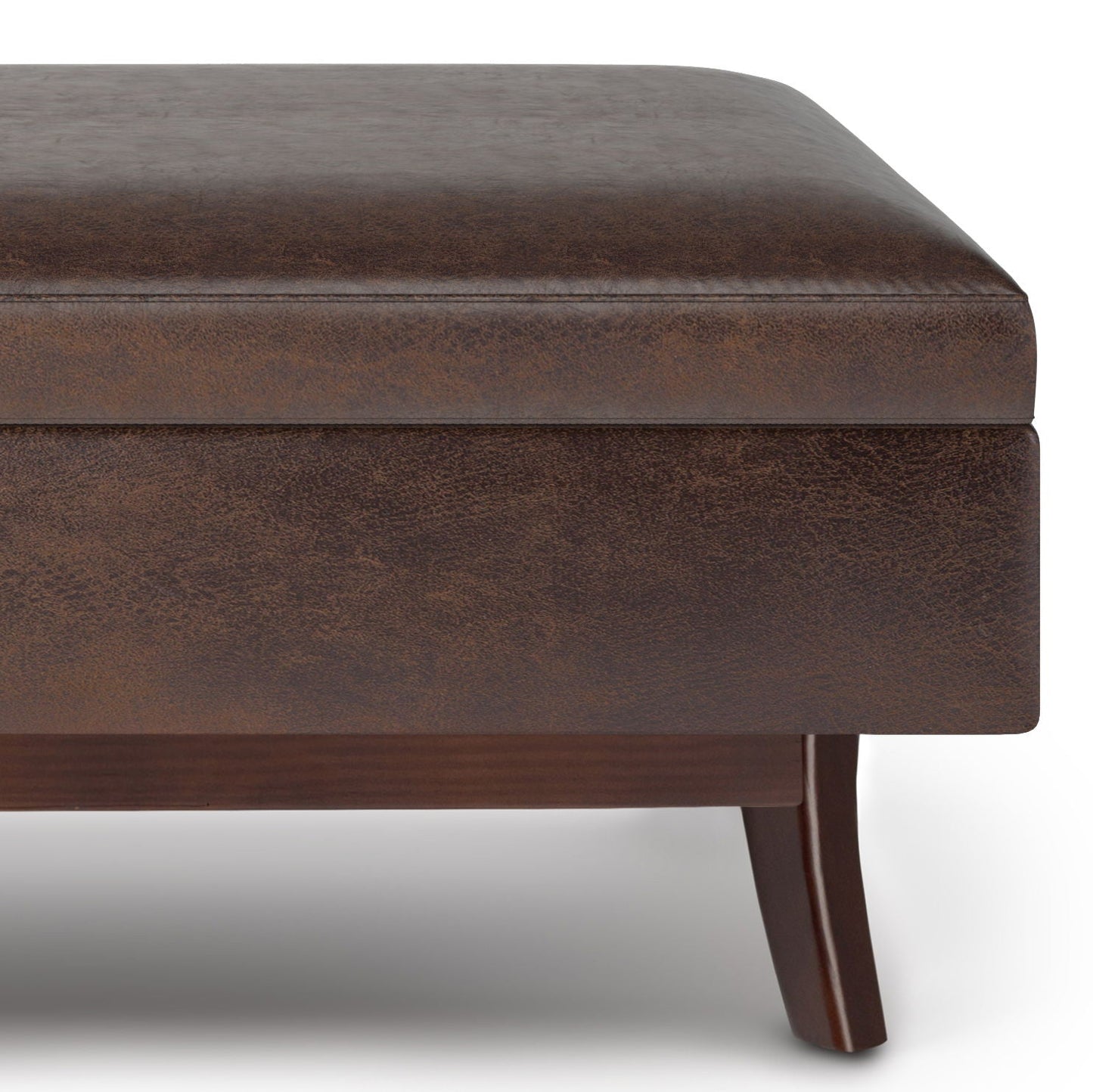 Owen - Upholstered Rectangular Storage Ottoman Simpli-Home