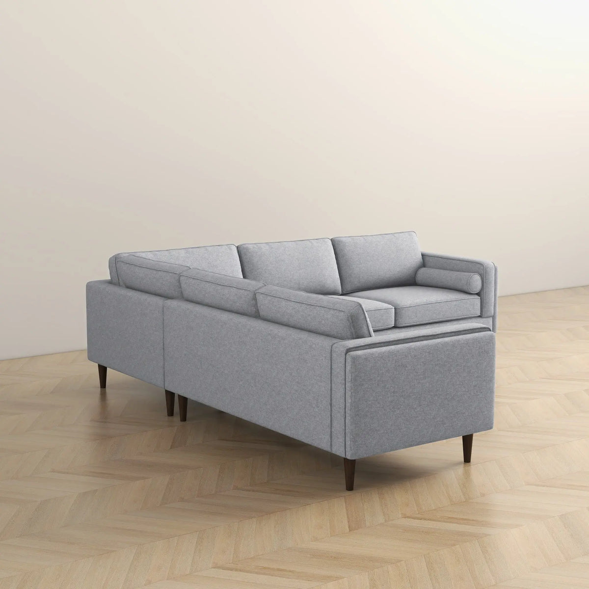 Amber - Corner Sectional Sofa - Light Gray Ashcroft Furniture