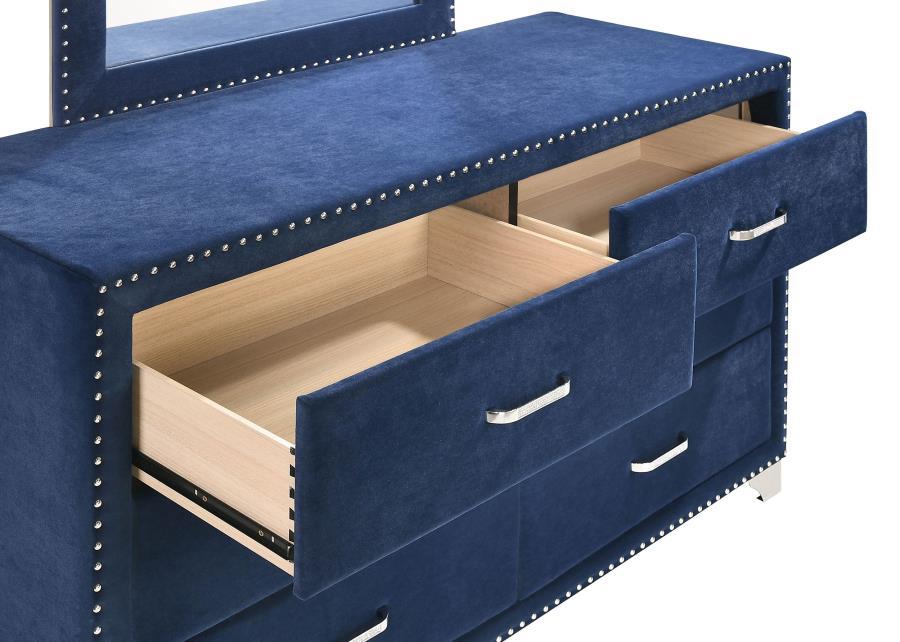 Melody - 6-Drawer Upholstered Dresser CoasterEveryday