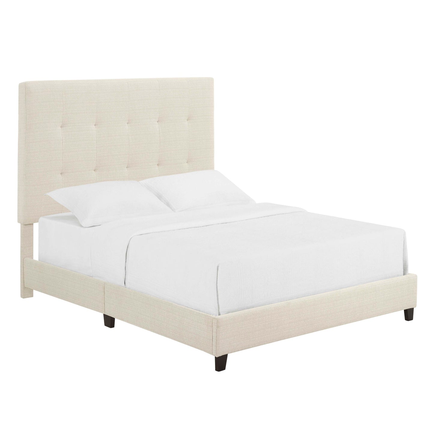 Tufted Upholstered Platform Bed Legends