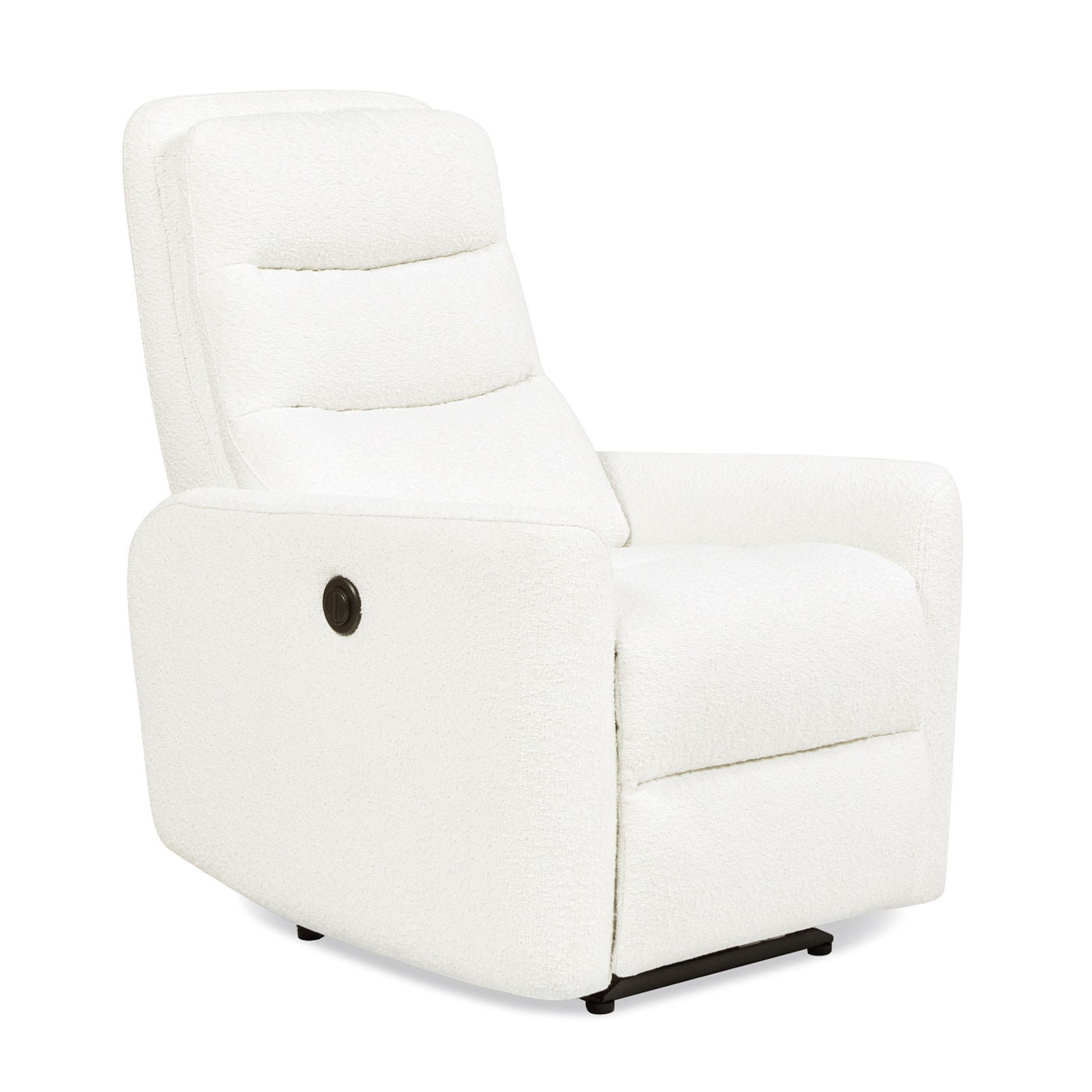 Bloomy - High Back Power Recliner Motion Chair - Chiffon White Jennifer Taylor Home