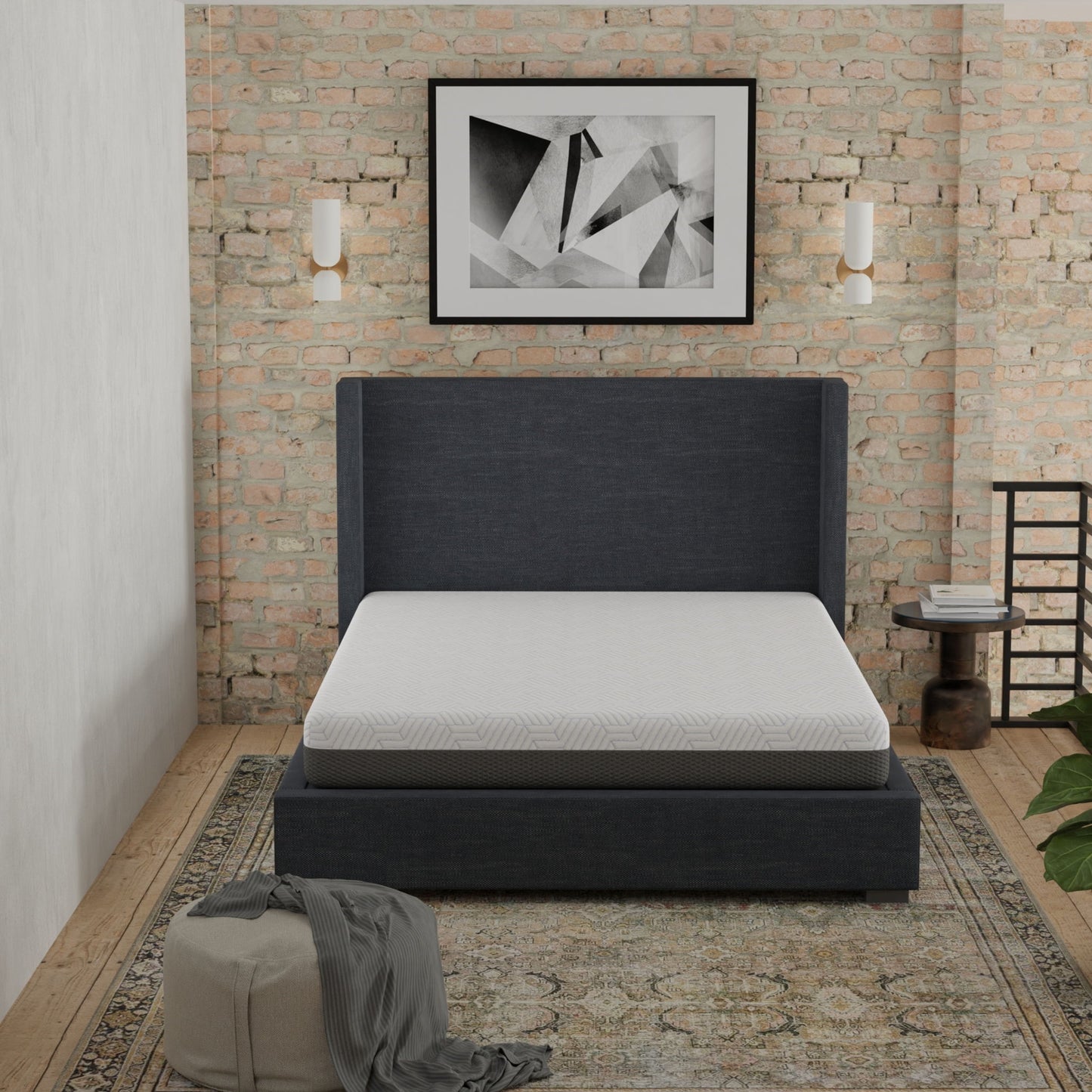 Pur Chill - 10" Medium Firm Mattress With Phase Change Cooling Fabric BedTech