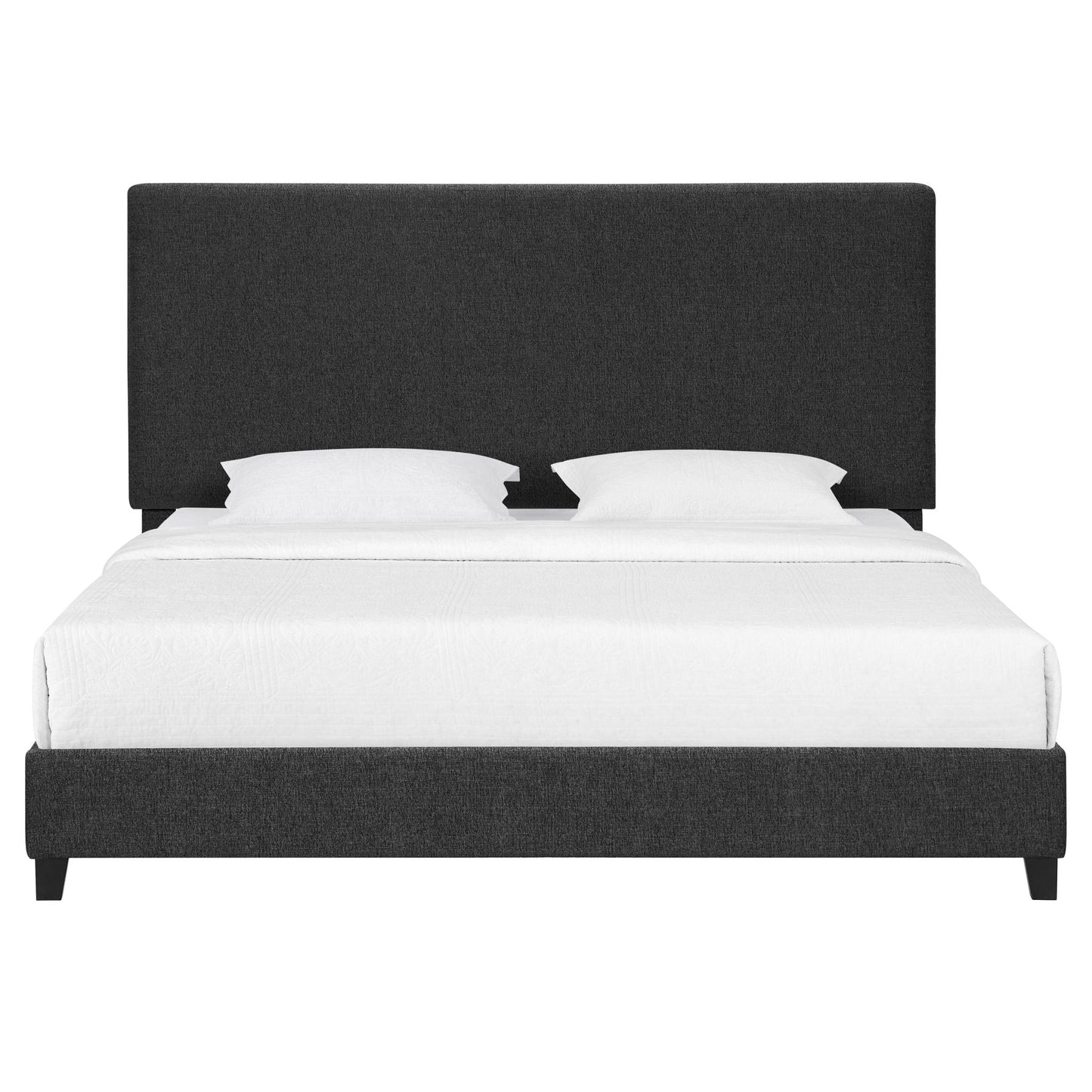 Boucle Upholstered Platform Bed Legends