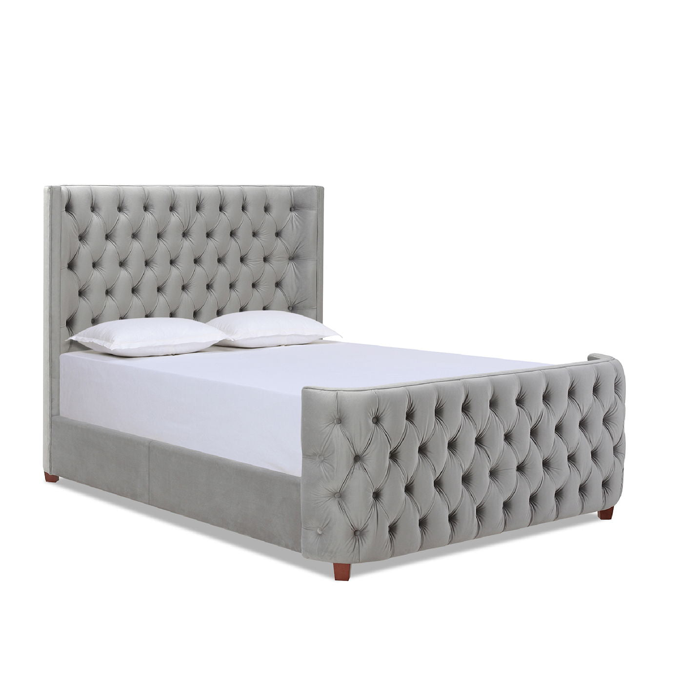 Brooklyn - Tufted Panel Bed Headboard And Footboard Set Jennifer Taylor Home