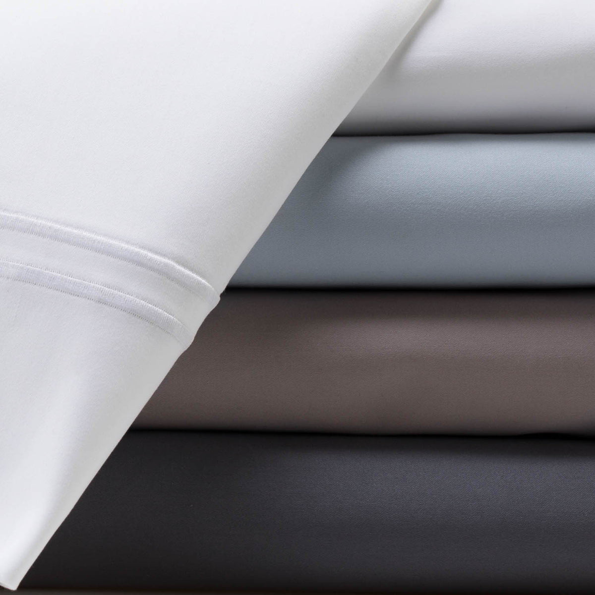 Woven Supima - Cotton Sheets - Split King - White Malouf