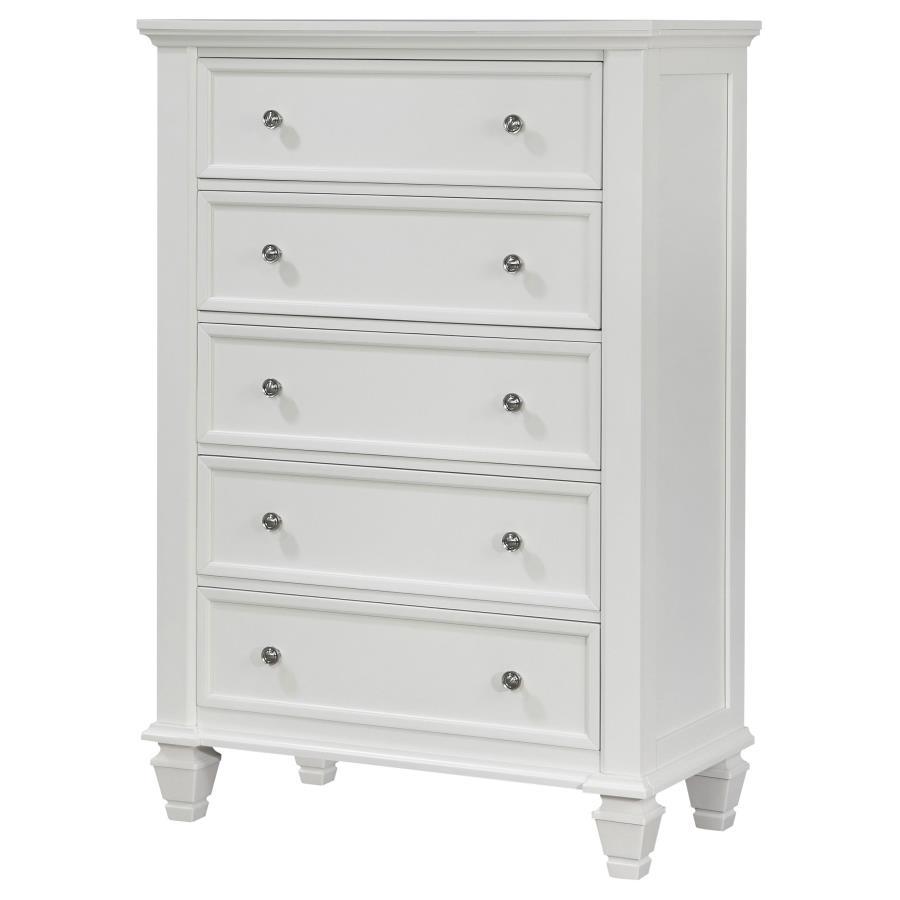 Sandy Beach - 5-drawer Chest CoasterEssence