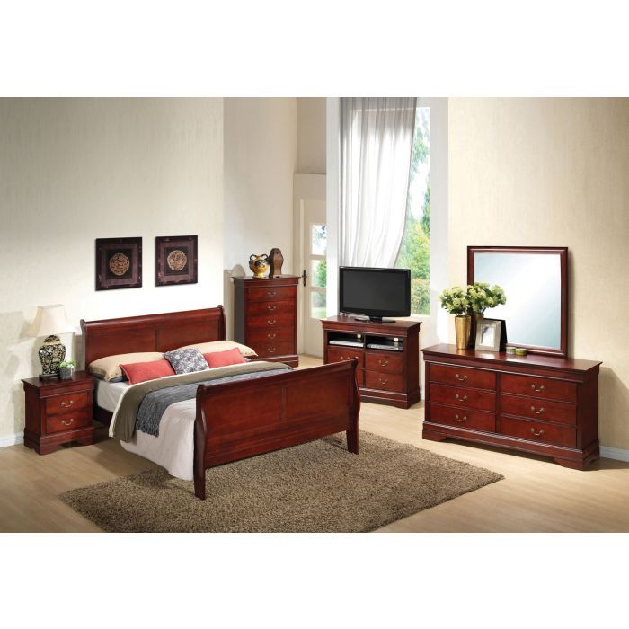 Panel Sleigh Bed Glory Furniture