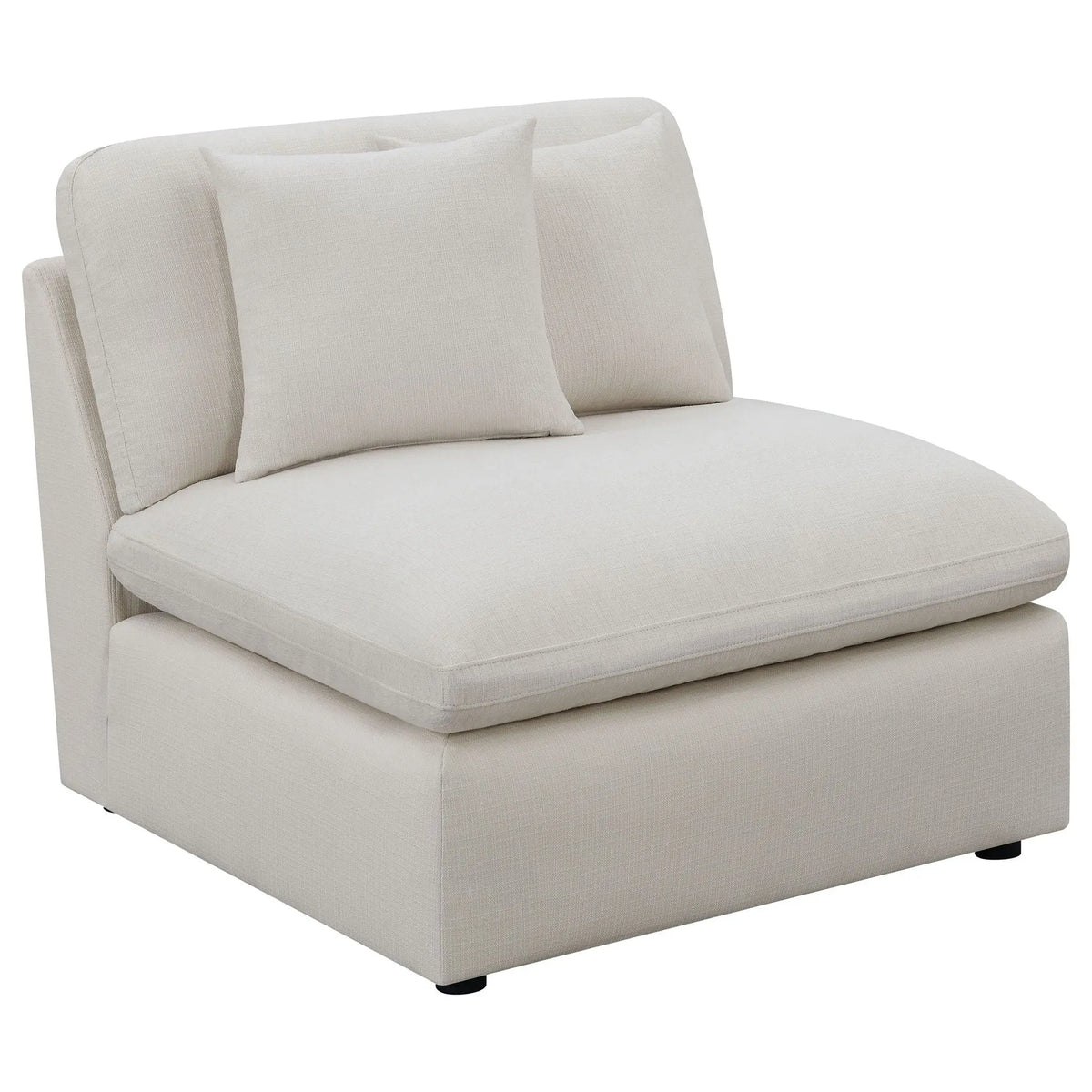 Greeley - 5 Piece Upholstered Modular Sectional Sofa - Ivory Furniture Max