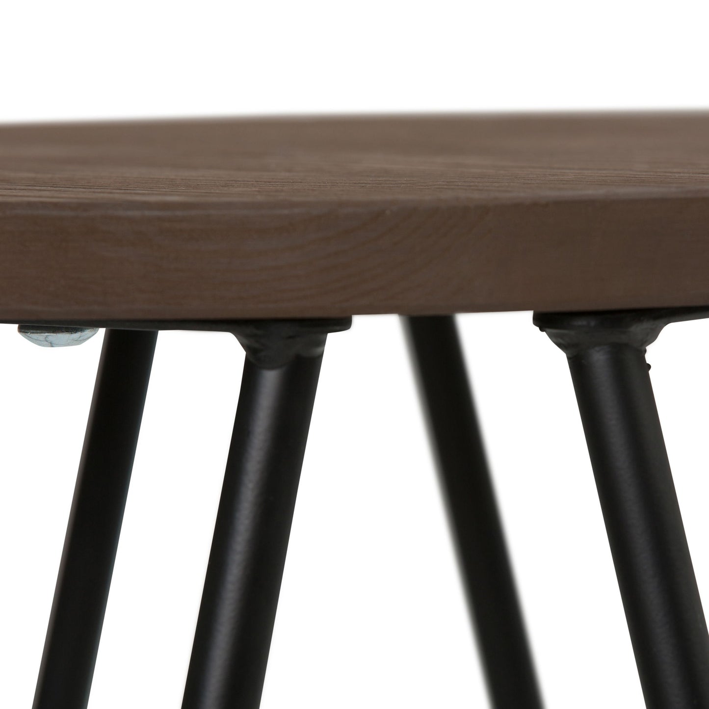 Simeon - Multifunctional Metal Stool With Wood Seat Simpli-Home