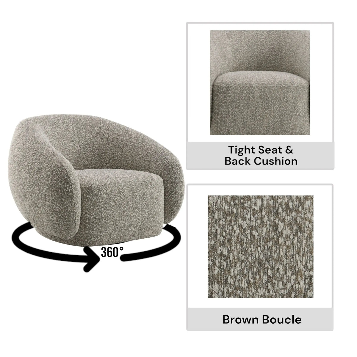 Isabel - Chair With Swivel Base Acme