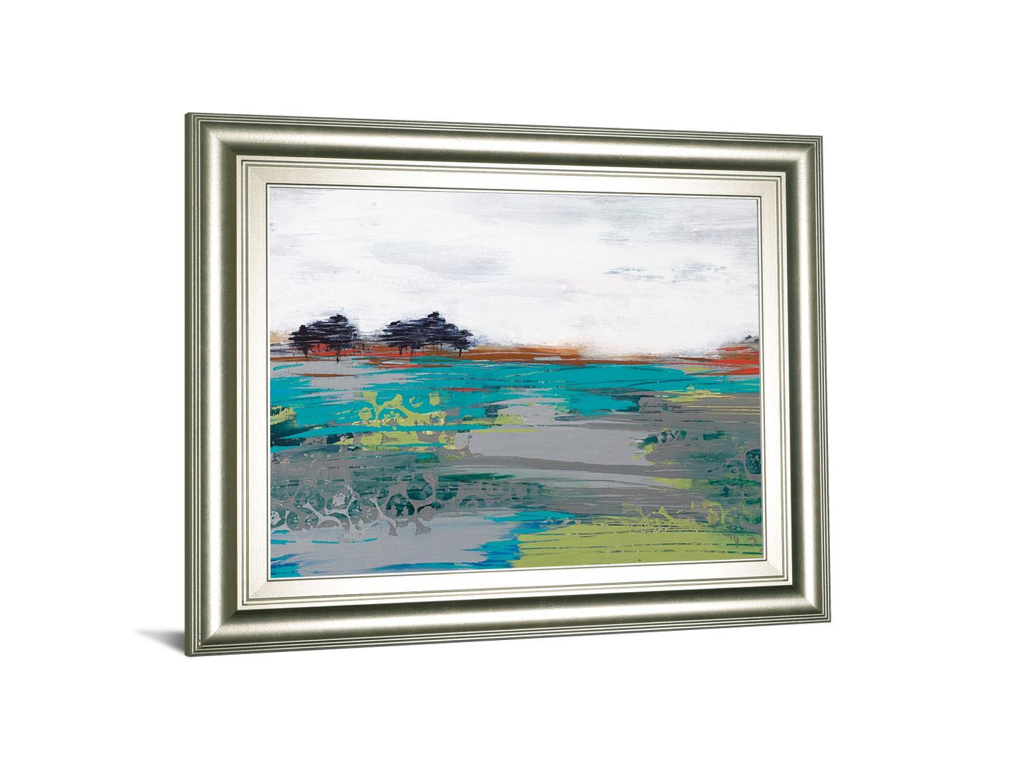 Wind Swept By Leslie Bernsen - Framed Print Wall Art - Blue Classy Living