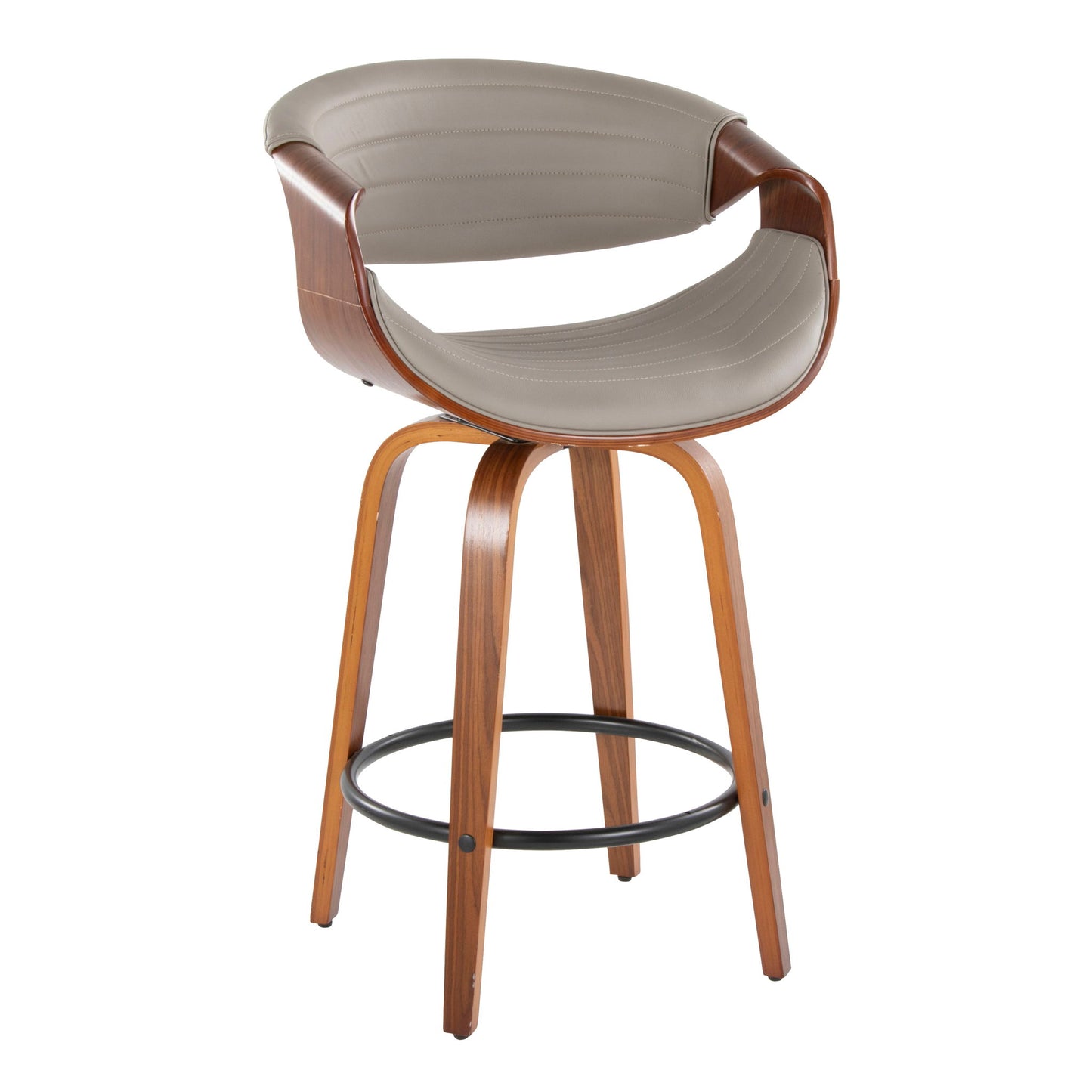 Symphony - Mid Century Stylish Design Modern Counter Stool (Set of 2) Lumi Source