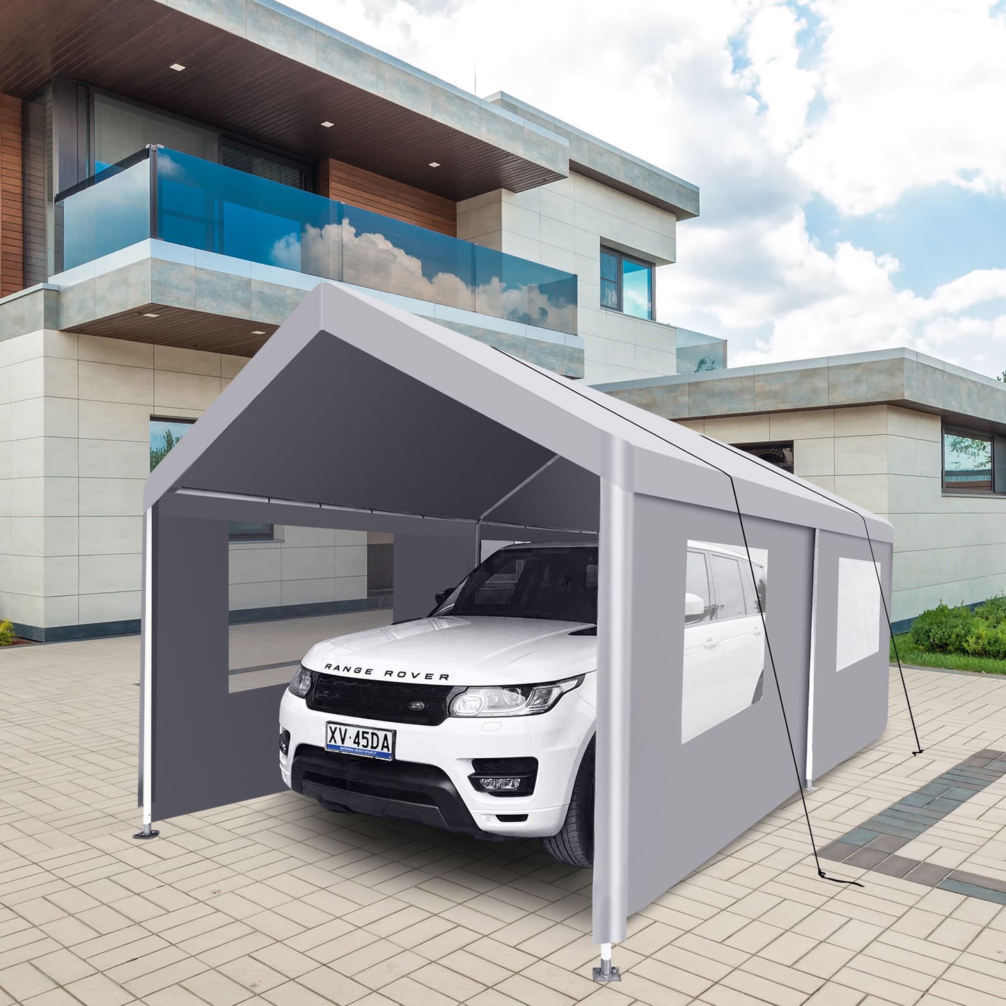 Carport, 10x20 Heavy Duty Portable Carport Garage Tent For Outdoor Storage Shelter Home Essentials