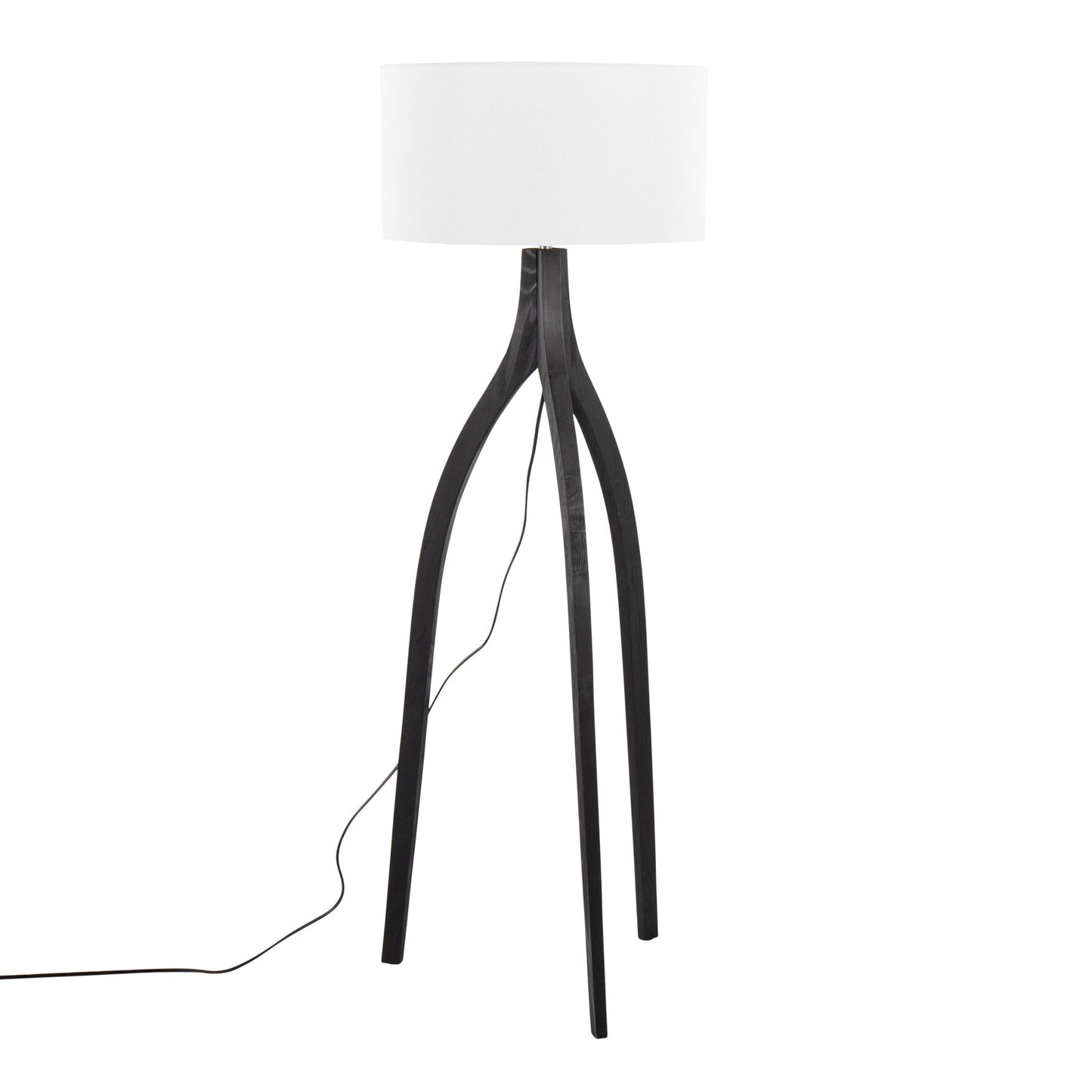 Wishbone - Contemporary Floor Lamp Lumi Source