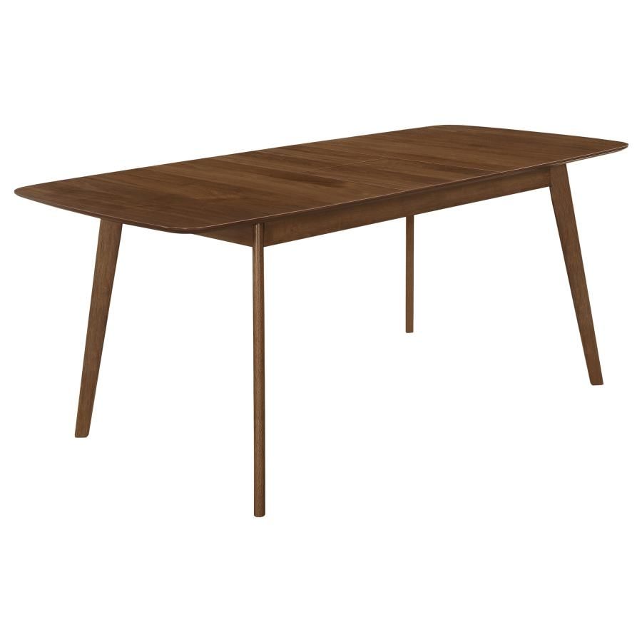 Redbridge - Extension Leaf Dining Table - Natural Walnut CoasterEveryday