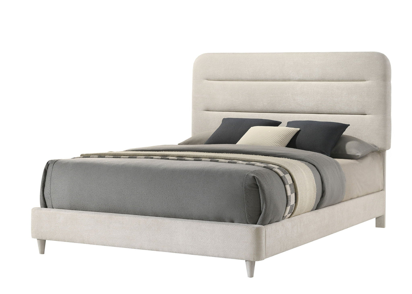 Nyomi - Upholstered Bed Crown Mark