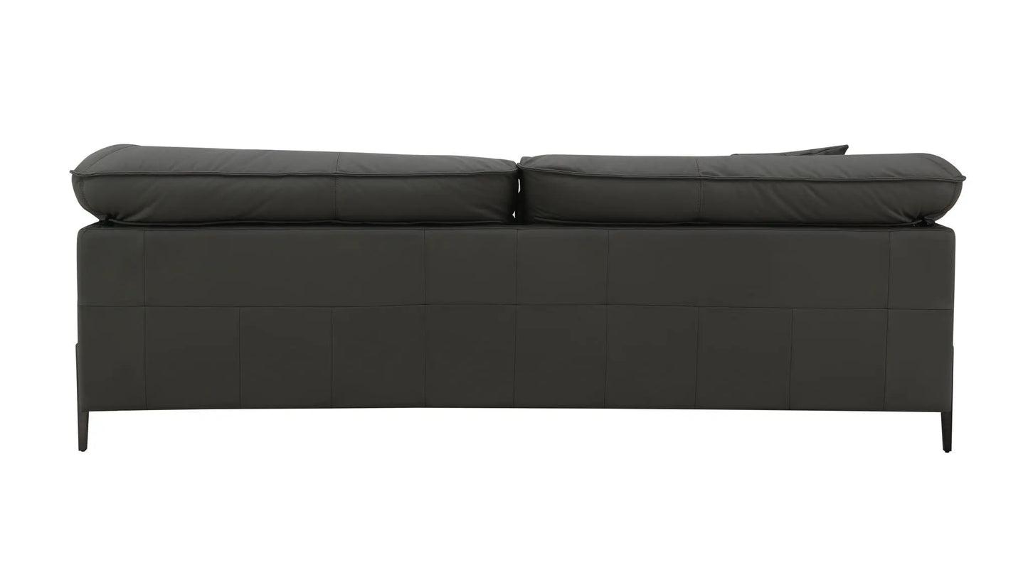 Tadi - Top Grain Leather Loveseat - Black Acme