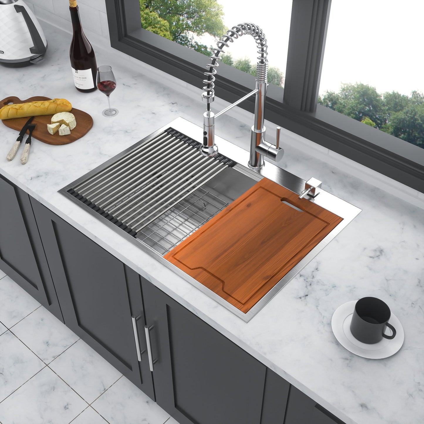 Drop In Kitchen Sink Stainless Steel 16 Gauge Daily Nest